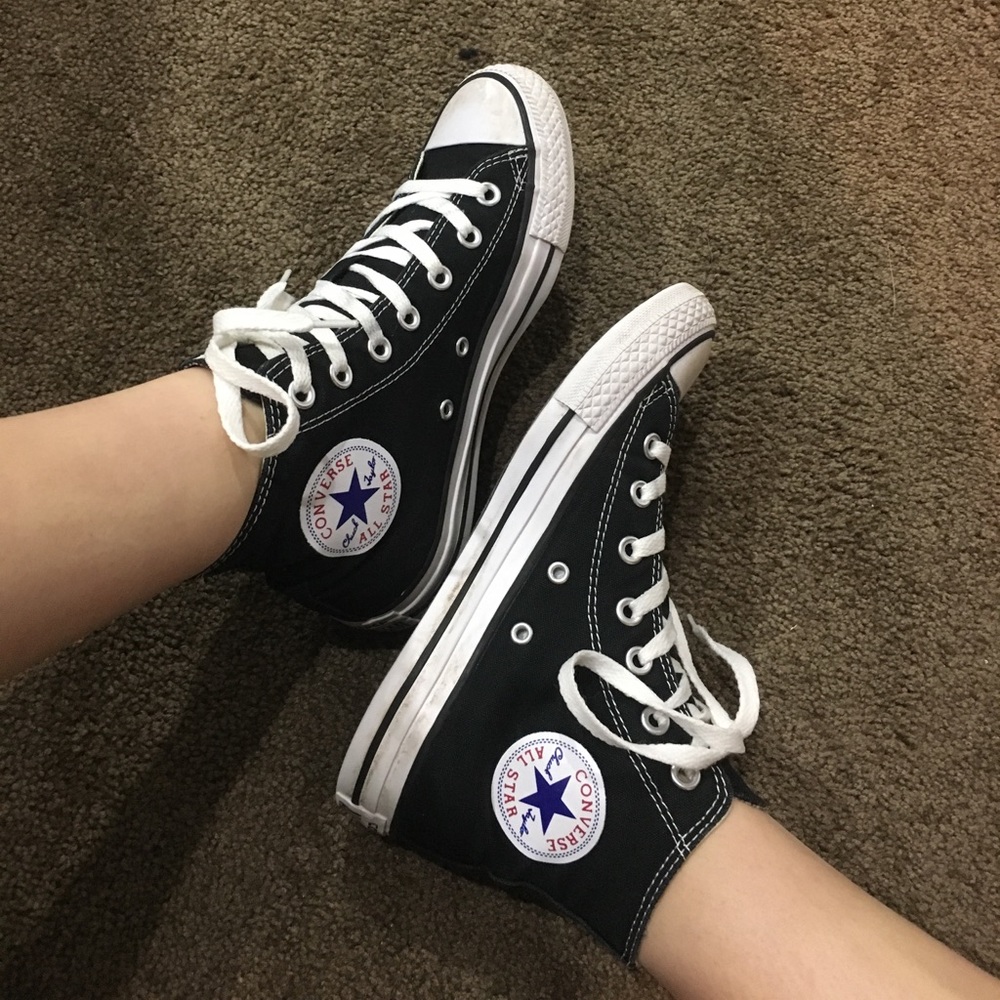 Black High Top Converse